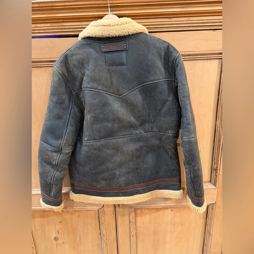 Frye Shearling Lamb Leather Jacket